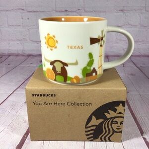 Starbucks You Are Here Collection Texas Mug